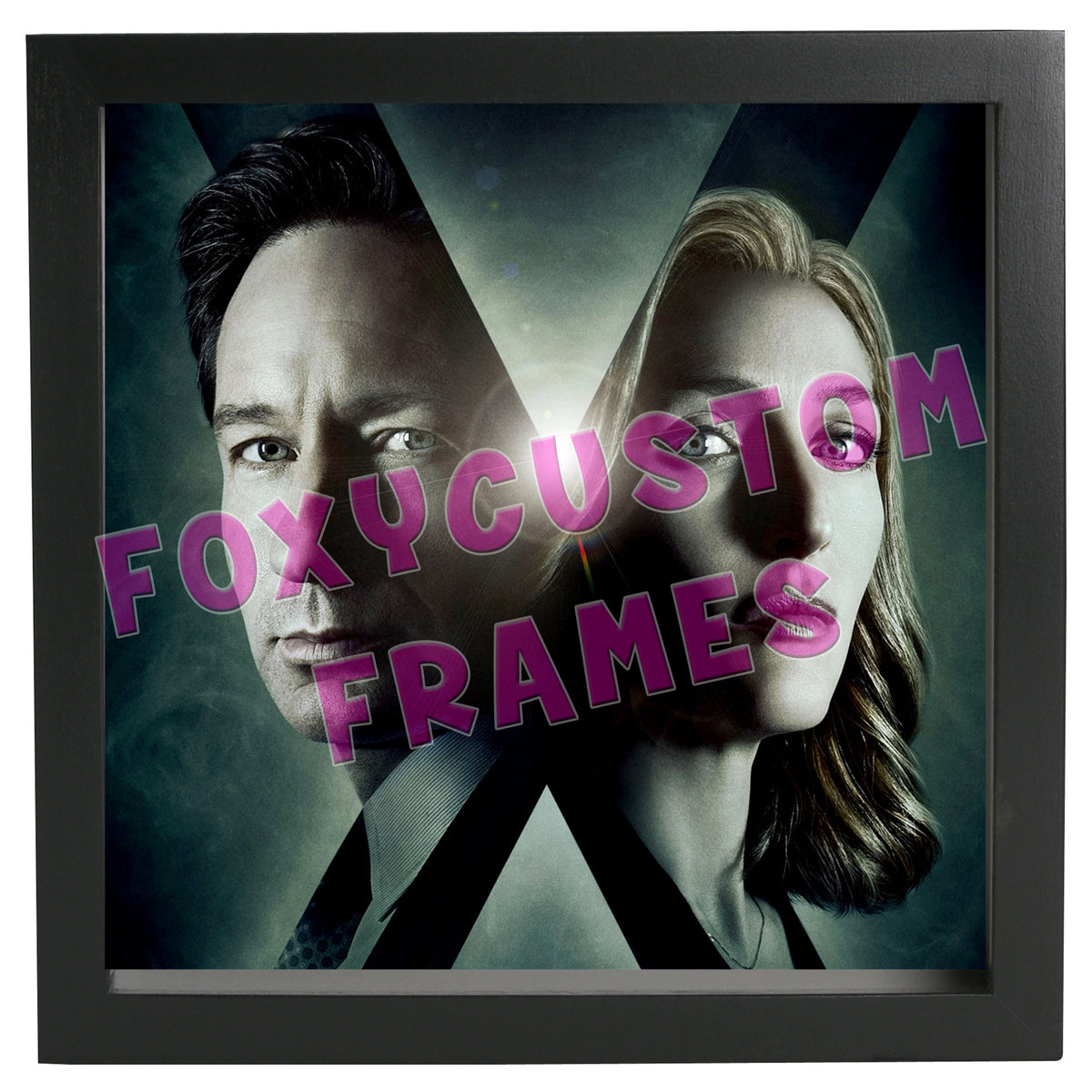 X-Files Lego Display Case - Minifigure Display Background and Frames