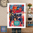 Xmen - Sega Megadrive Inspired Retro Gaming Poster A4 A3 A2 Or A1