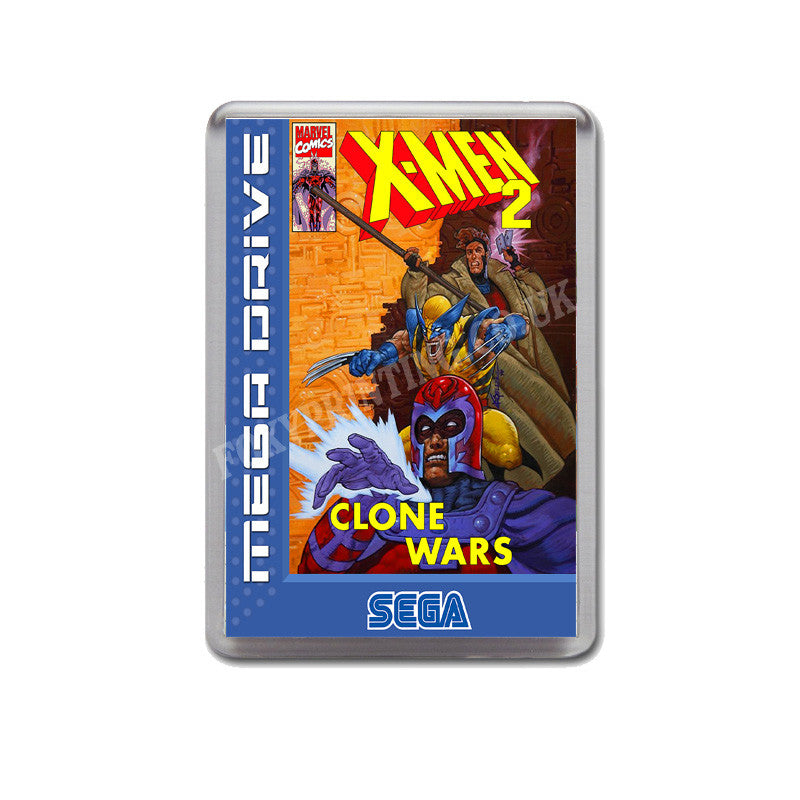 Xmen 2 Clonewars Gb Game Style Inspired Sega Megadrive Retro Video Gaming Magnet