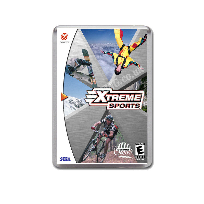 Xtreme Sports Sega Dreamcast Style Inspired Retro Game Magnet