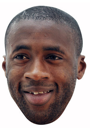 Yaya Toure Celebrity Face Mask Fancy Dress Cardboard Costume Mask