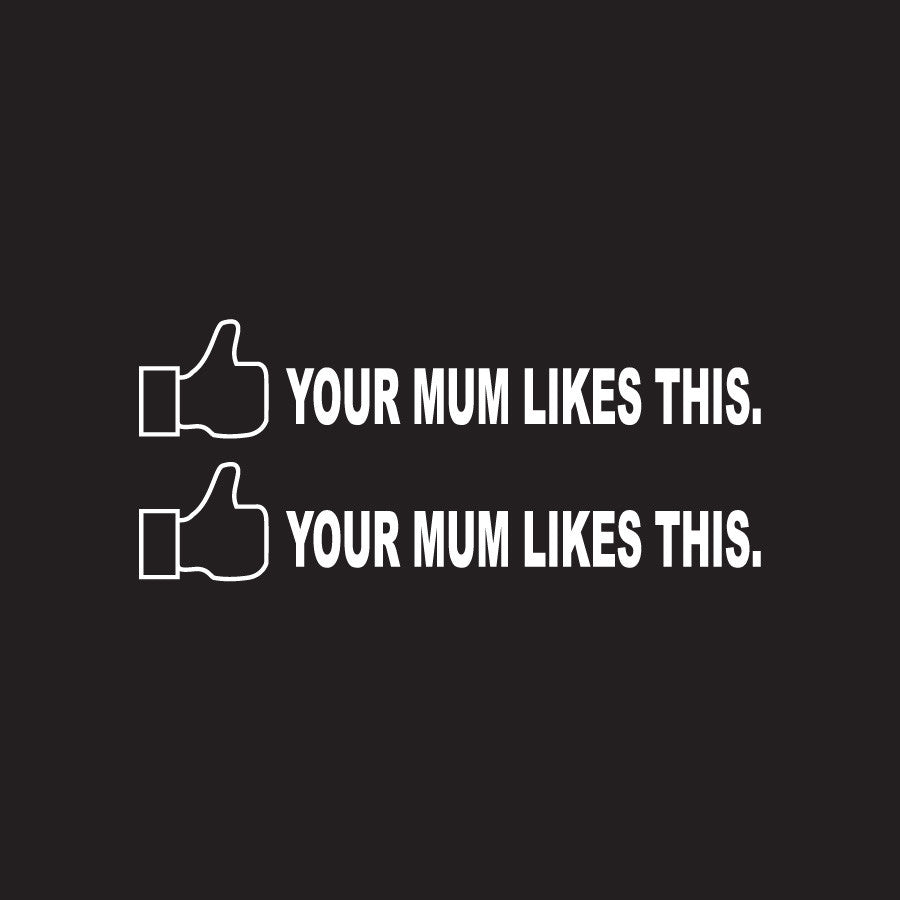 Your Mum Likes This Novelty Vinyl Car Sticker