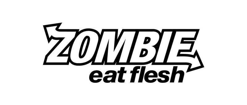 Zombie, Eat Fresh Novelty Vinyl Car Sticker